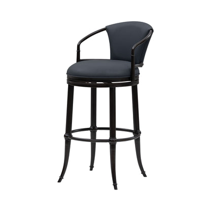 Otis - Upholstered Swivel Bar Height Barstool