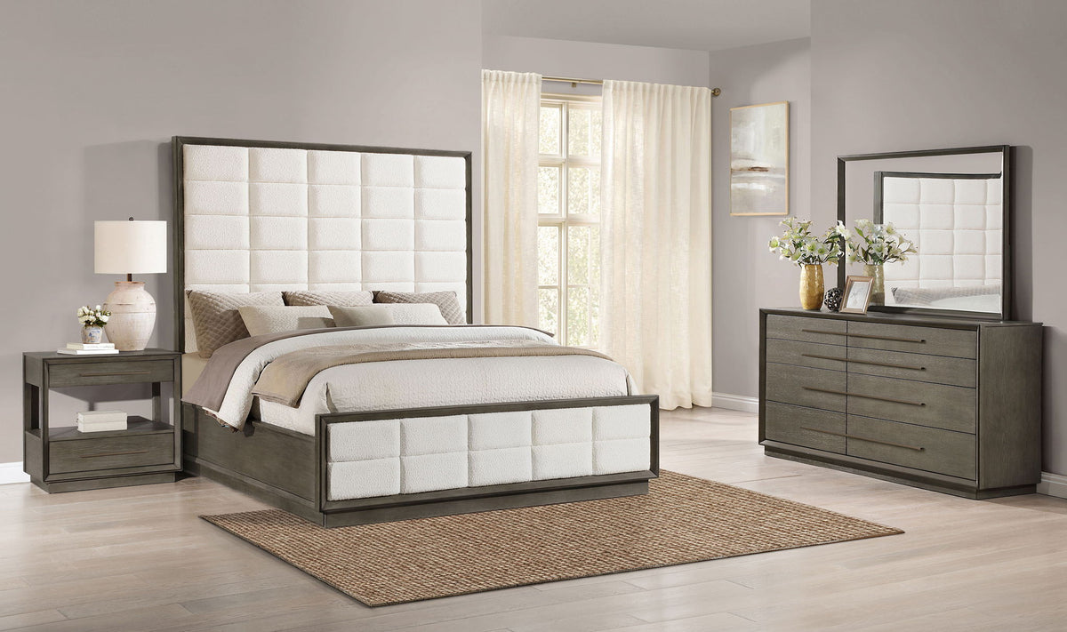 Durango 4-piece Eastern King Bedroom Set Taupe Oak