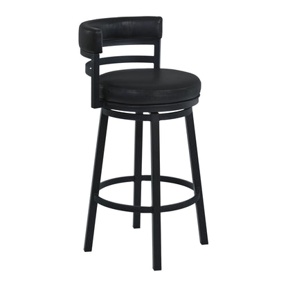 Titana - Swivel Barstool - Black Finish
