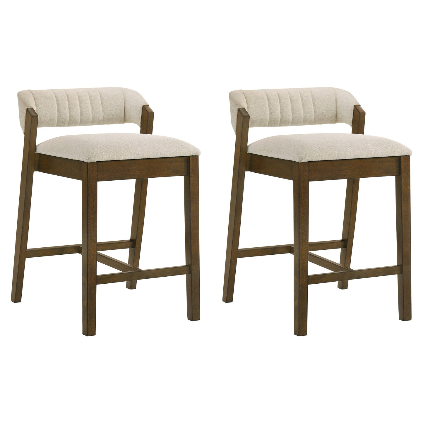 Landyn - 26" Sepia Brown Counter Height Rubberwood Barstool