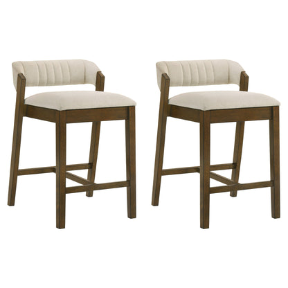 Landyn - 26" Sepia Brown Counter Height Rubberwood Barstool