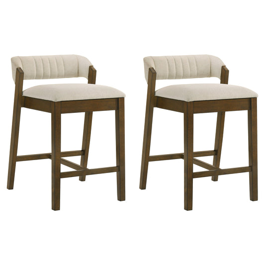 Landyn - 26" Sepia Brown Counter Height Rubberwood Barstool