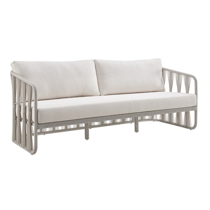 Breeze - Powder Coated Metal Outdoor Conversation Set With Cushions