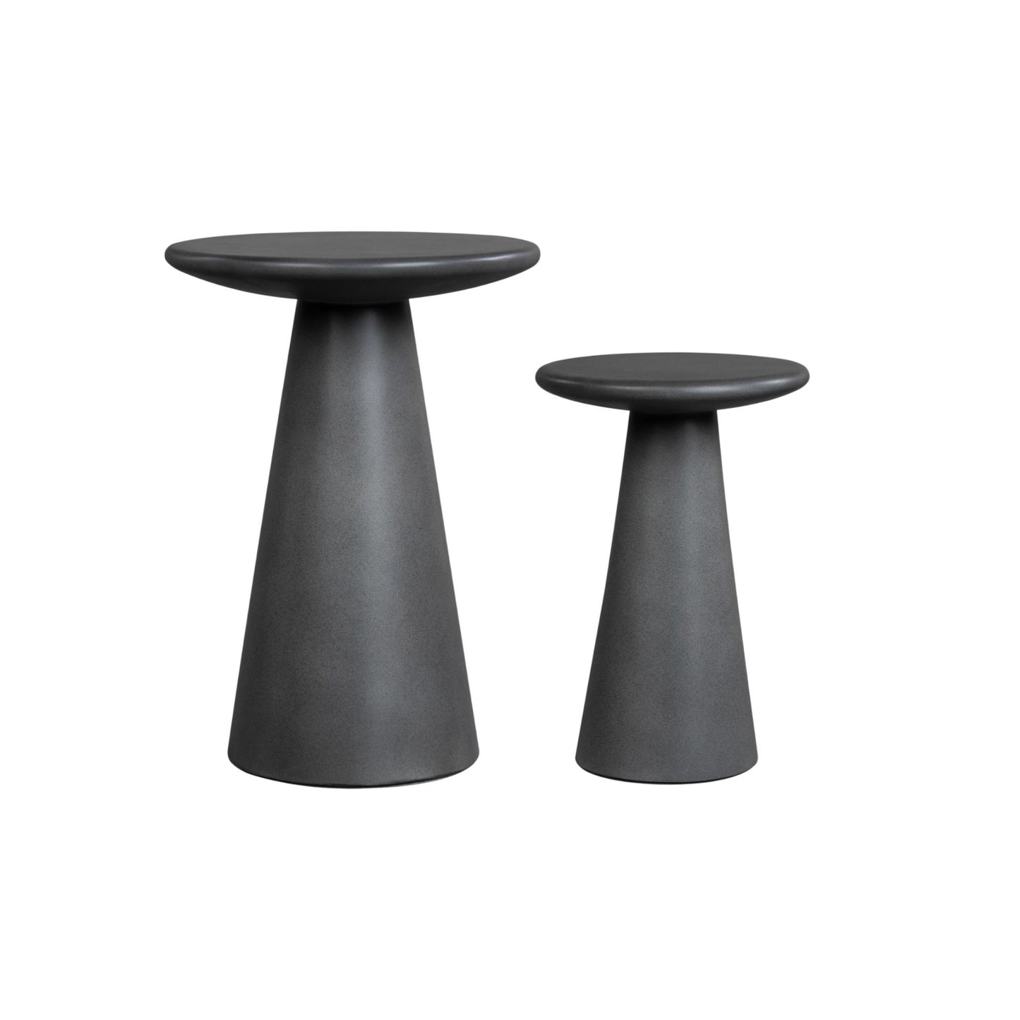 Nyima - Indoor Outdoor 2-Piece Table Set - Charstone Concrete Finish