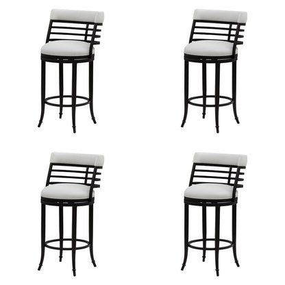 Telia - Upholstered Swivel Bar Height Barstool