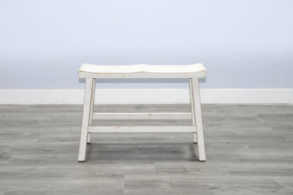 Marina - Bench With Wood Seat
