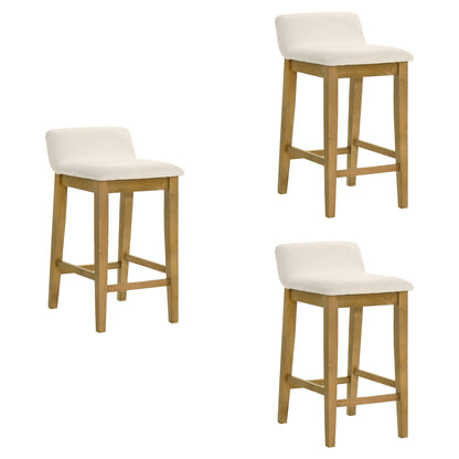 Annikah - Modern Transitional Wood Counter Height Kitchen Bar Stool