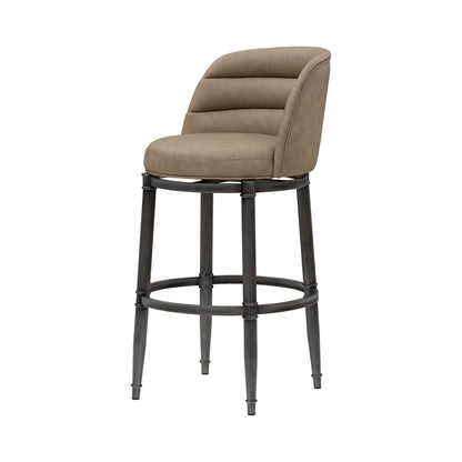 Eunice - Faux Leather Upholstered Swivel Barstool