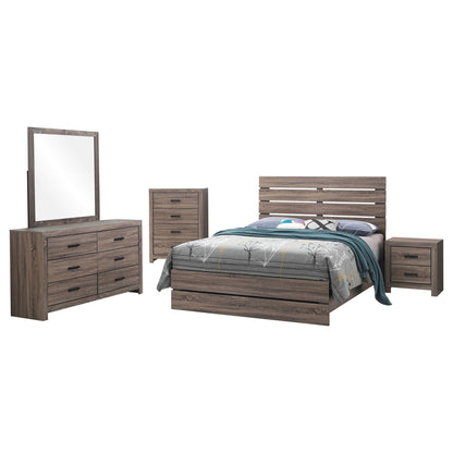 Brantford 5-piece Eastern King Bedroom Set Barrel Oak