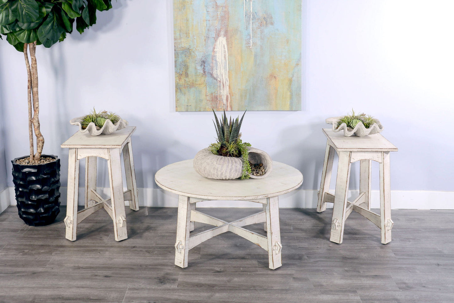 Marina - Farmhouse Chair Side Table