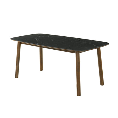 Emorie - 7-Piece Wood Dining Set - Walnut