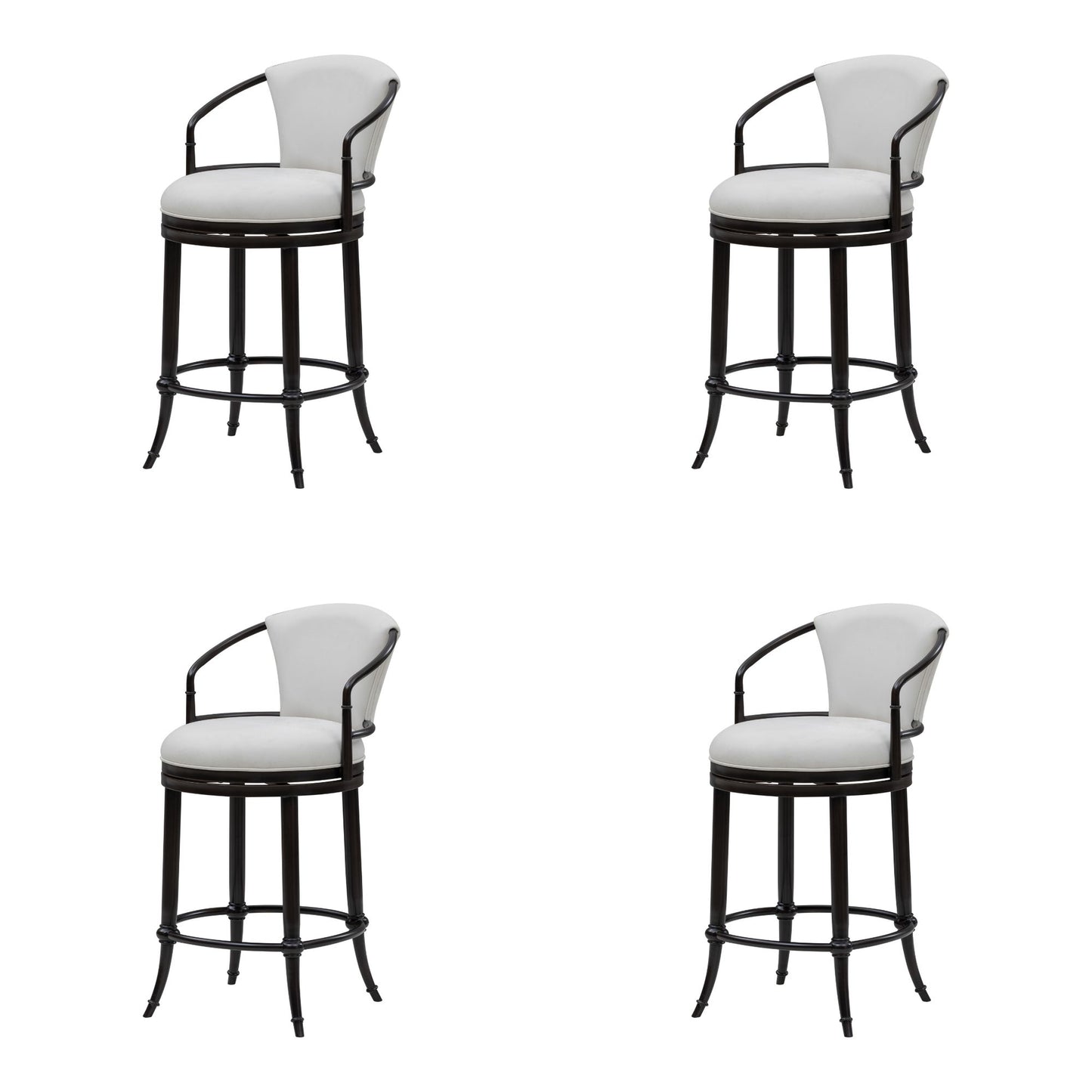 Otis - Upholstered Swivel Counter Height Barstool