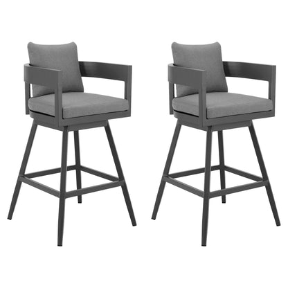 Menorca - Outdoor Patio Swivel Counter Stool Set