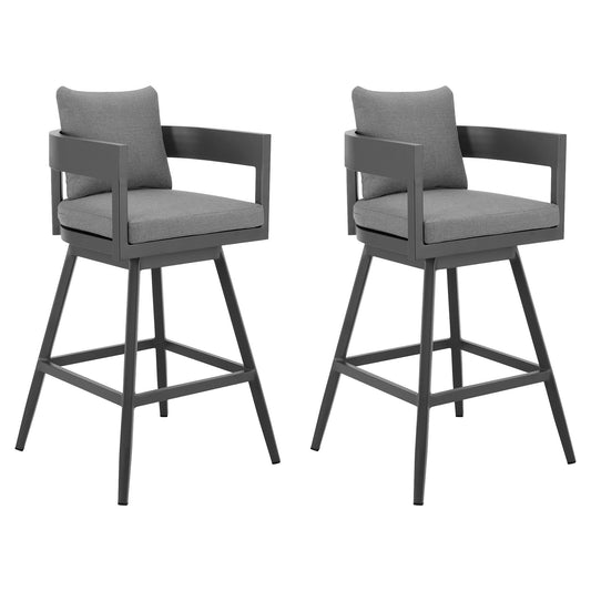 Menorca - Outdoor Patio Swivel Counter Stool Set