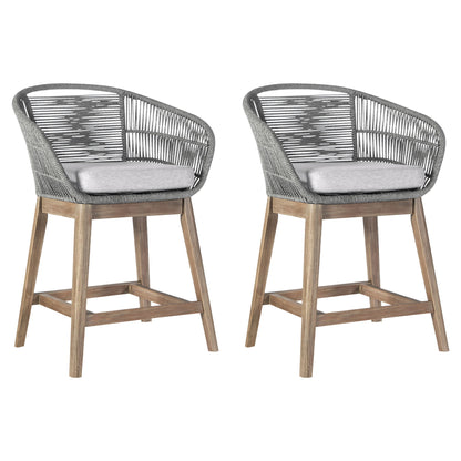 Tutti Frutti - Indoor Outdoor Counter Height Bar Stool Set