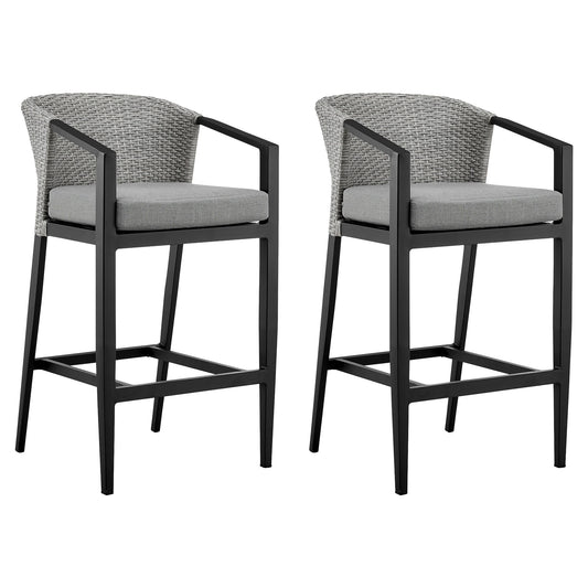 Palma - Outdoor Patio Counter Height Bar Stool Set