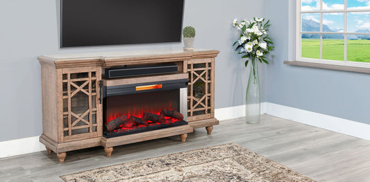 Harper - Media Console Only (For 2001B-36P Insert) - Light Brown