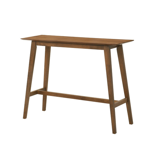 Laverna - 47.25" Wood Top Pub Table - Walnut