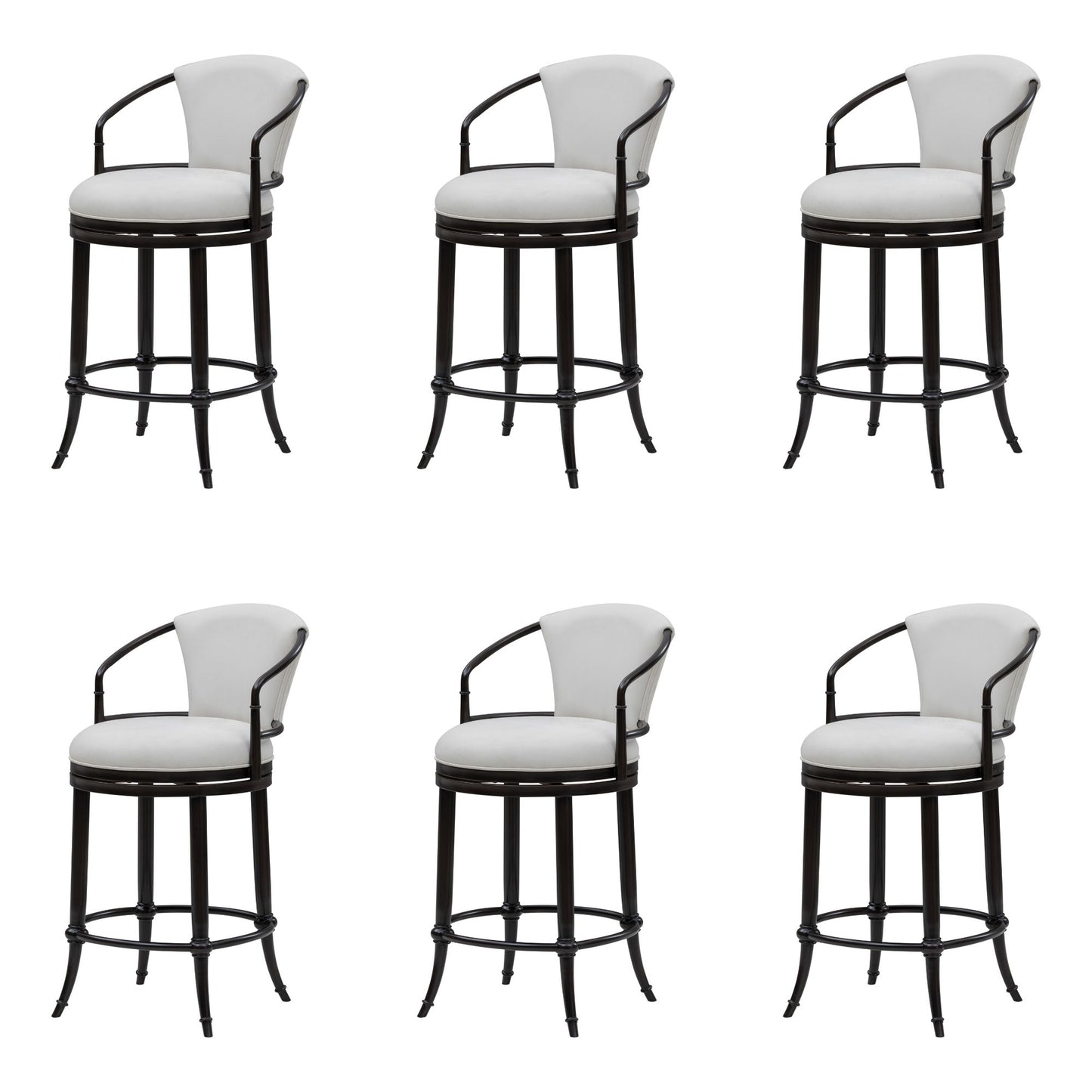 Otis - Upholstered Swivel Counter Height Barstool
