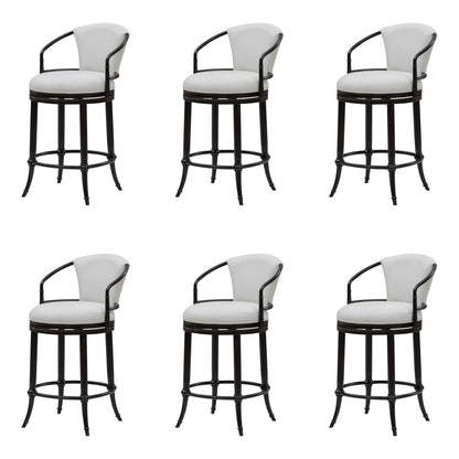 Otis - Upholstered Swivel Counter Height Barstool