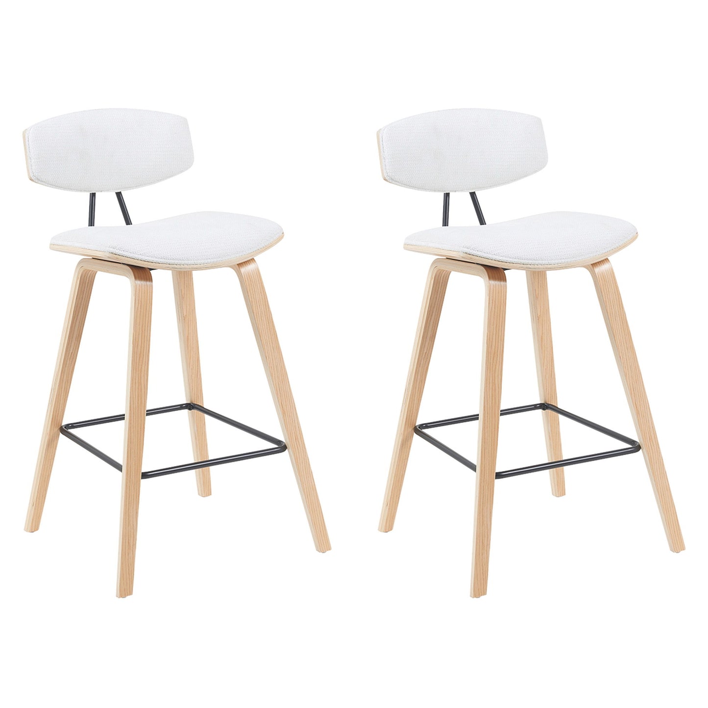 Fox - Swivel Bar Height Stool - Light Brown