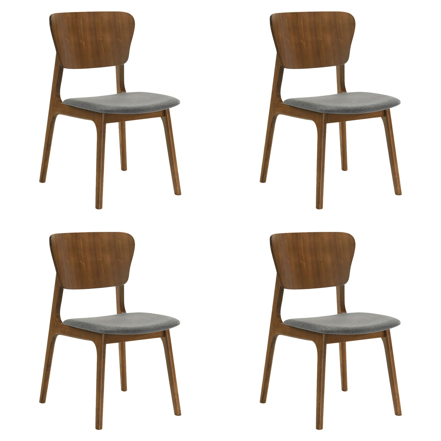 Kalia - Dining Chair With Walnut Frame