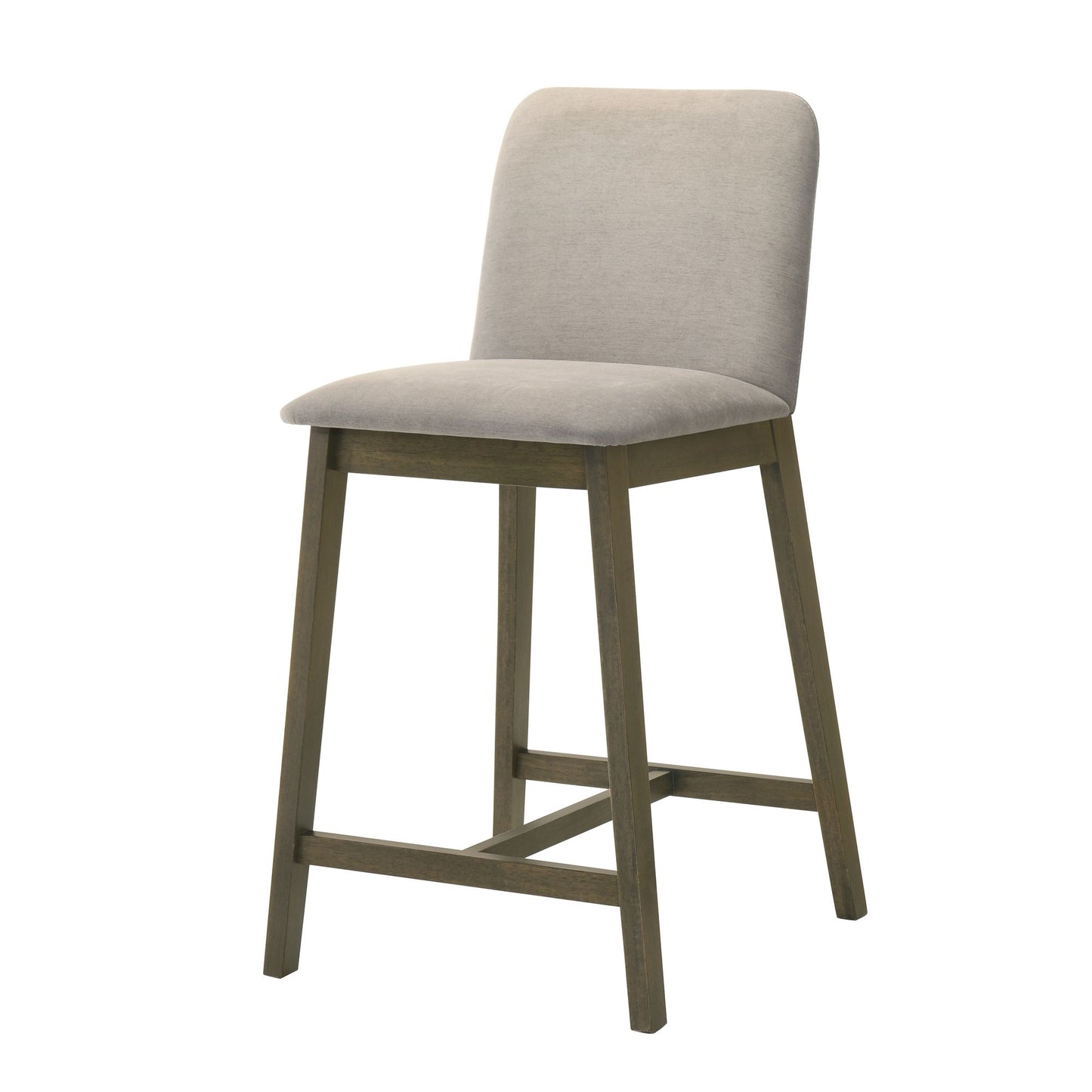 Allin - Upholstered Wood Counter Height Barstool
