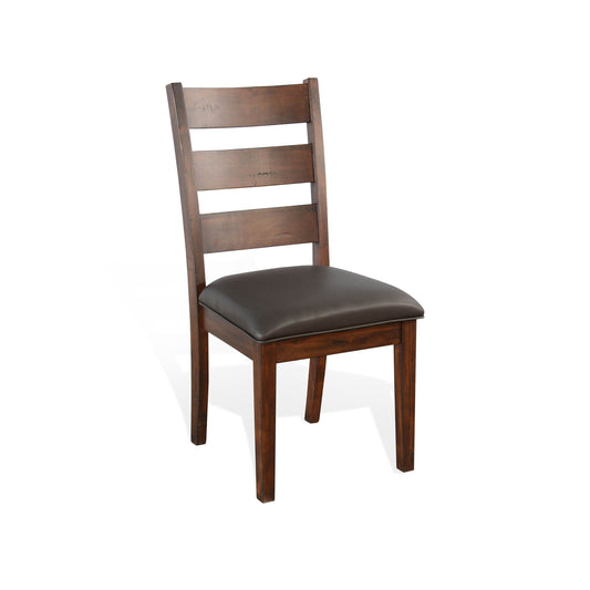 Tuscany - Ladderback Chair, New-Cushion Seat (Set of 2) - Vintage Mocha