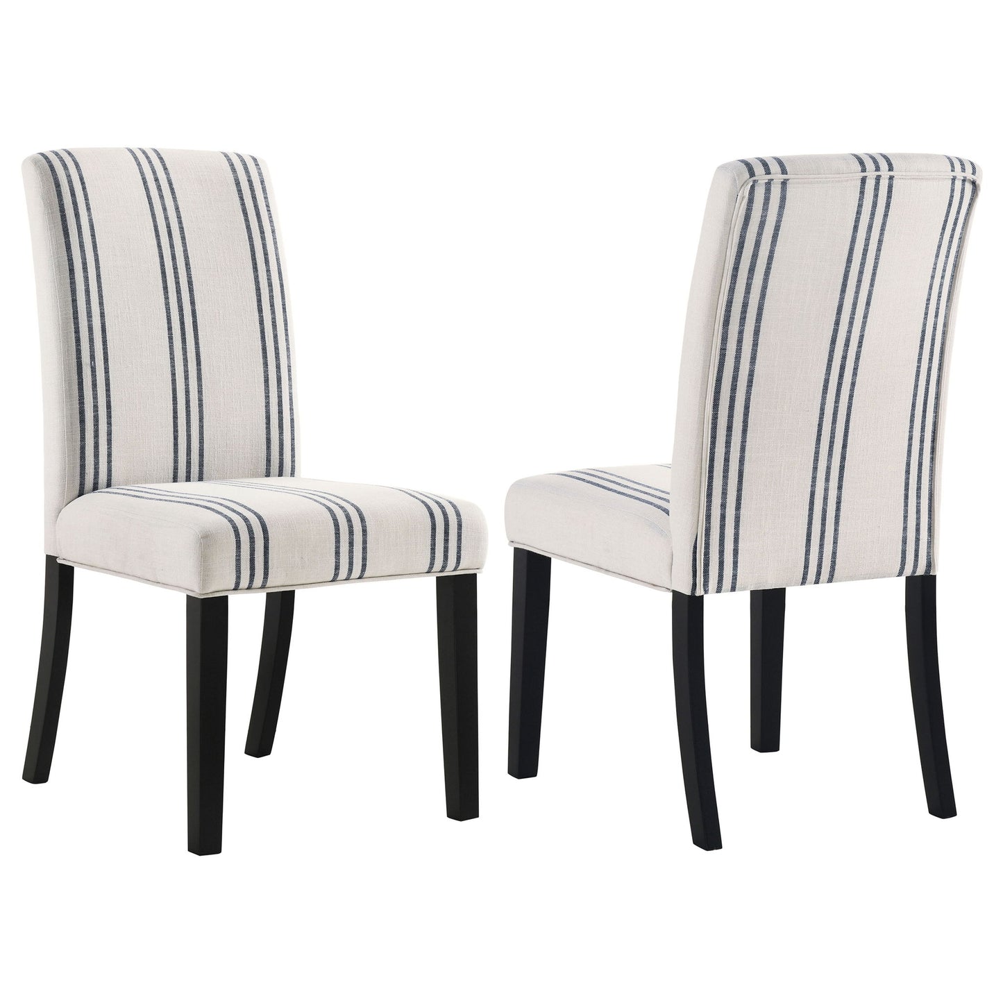 Herran Upholstered Dining Side Chair Beige (Set of 2)