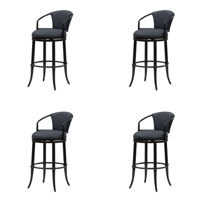 Otis - Upholstered Swivel Bar Height Barstool