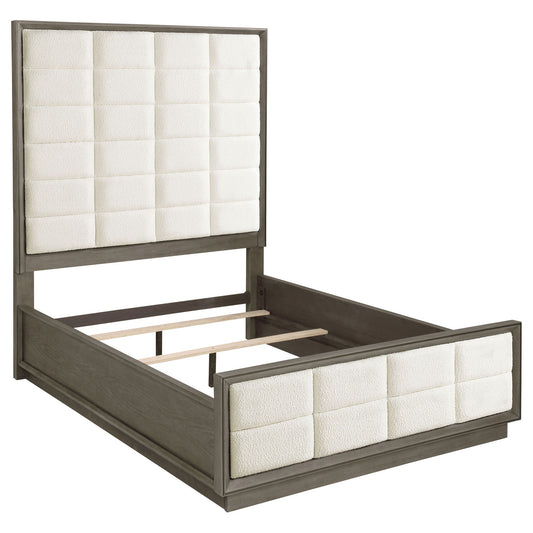 Durango 80-inch Queen Panel Bed Taupe Oak