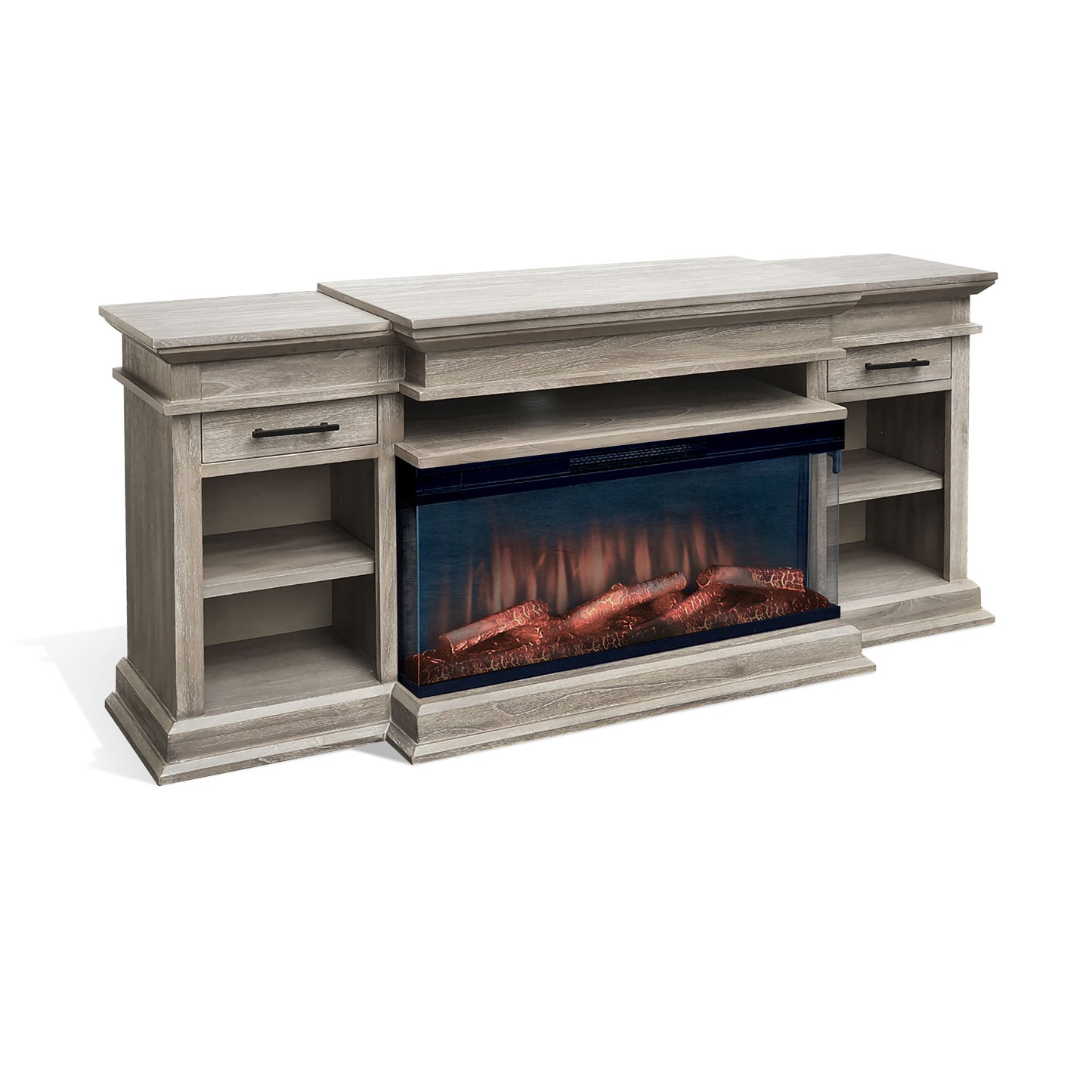 Liliana - Media Console Only (For 2001B-36P Insert) - Light Brown