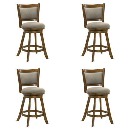 Aiden - Modern Farmhouse Swivel Wood Counter Height Kitchen Bar Stool