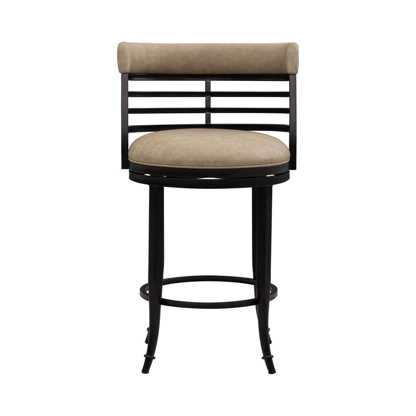Telia - Upholstered Swivel Counter Height Barstool