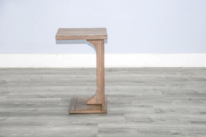 Arizona - Sofa Mate Table - Weathered Brown