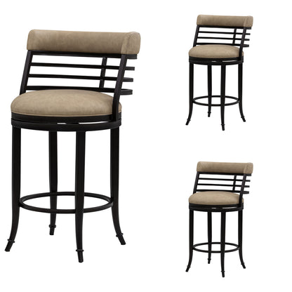 Telia - Upholstered Swivel Counter Height Barstool