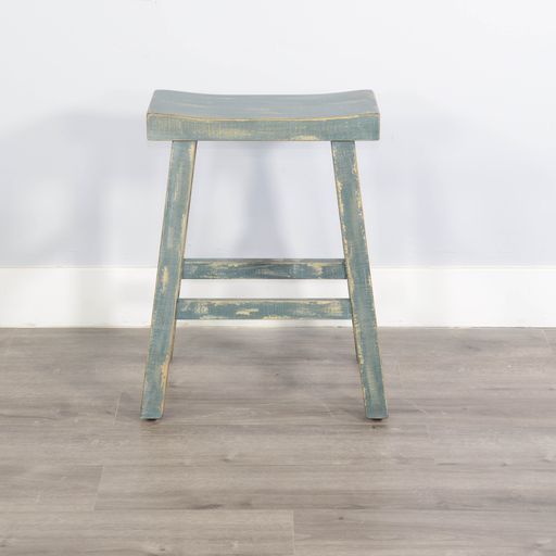 Marina - Stool With Wood Seat (Set of 2)