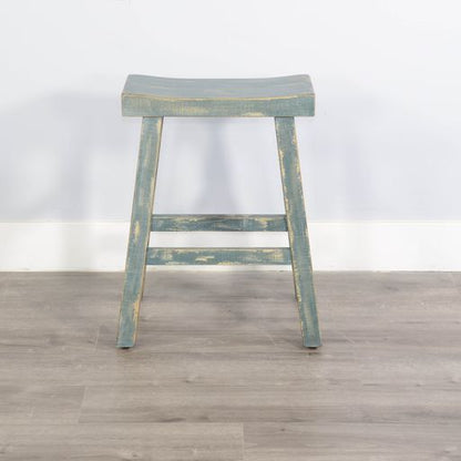 Marina - Stool With Wood Seat (Set of 2)