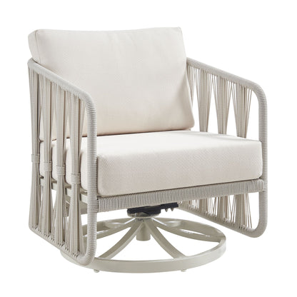 Breeze - Powder Coated Metal Outdoor Conversation Set With Cushions