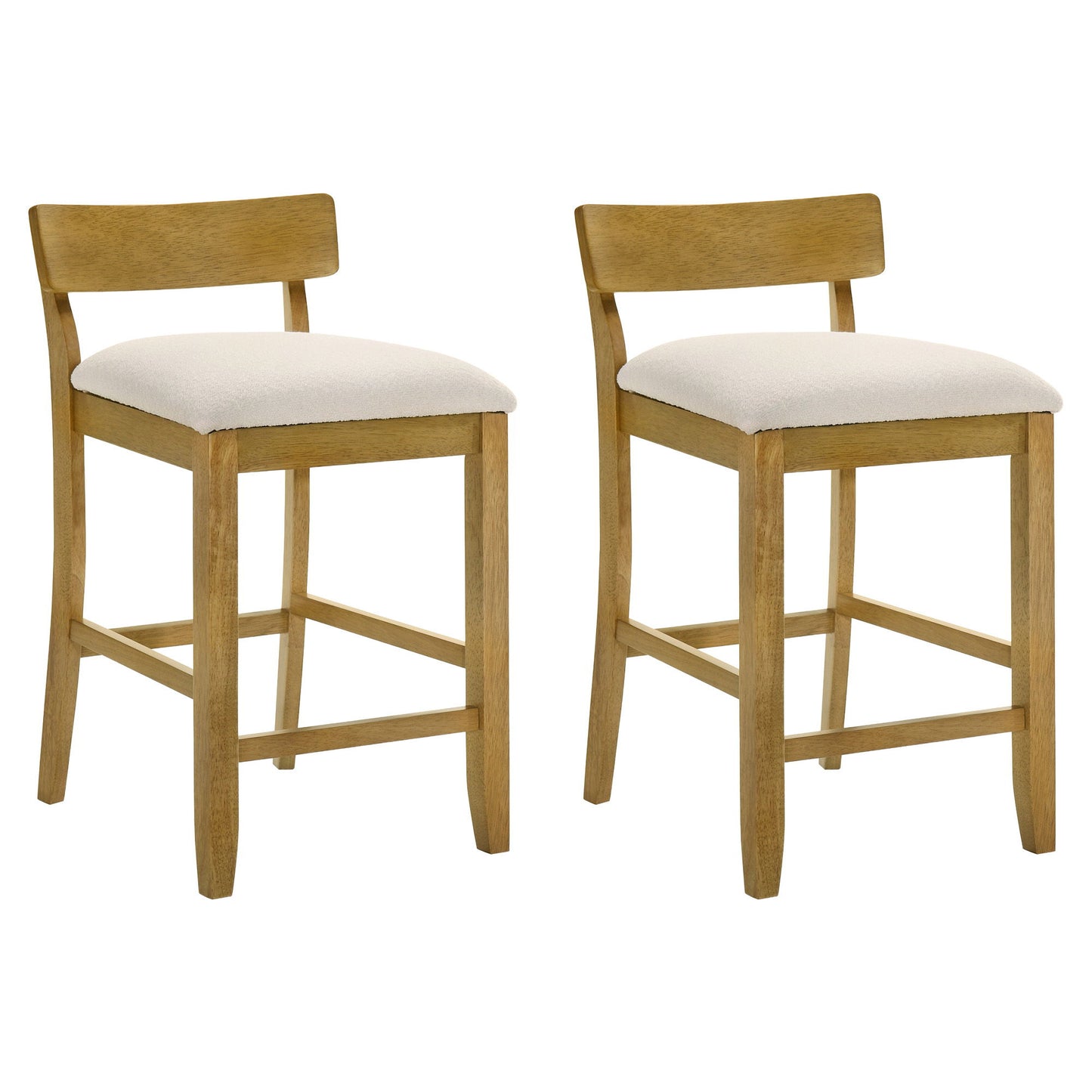 Merie - Modern Transitional Wood Counter Height Kitchen Bar Stool