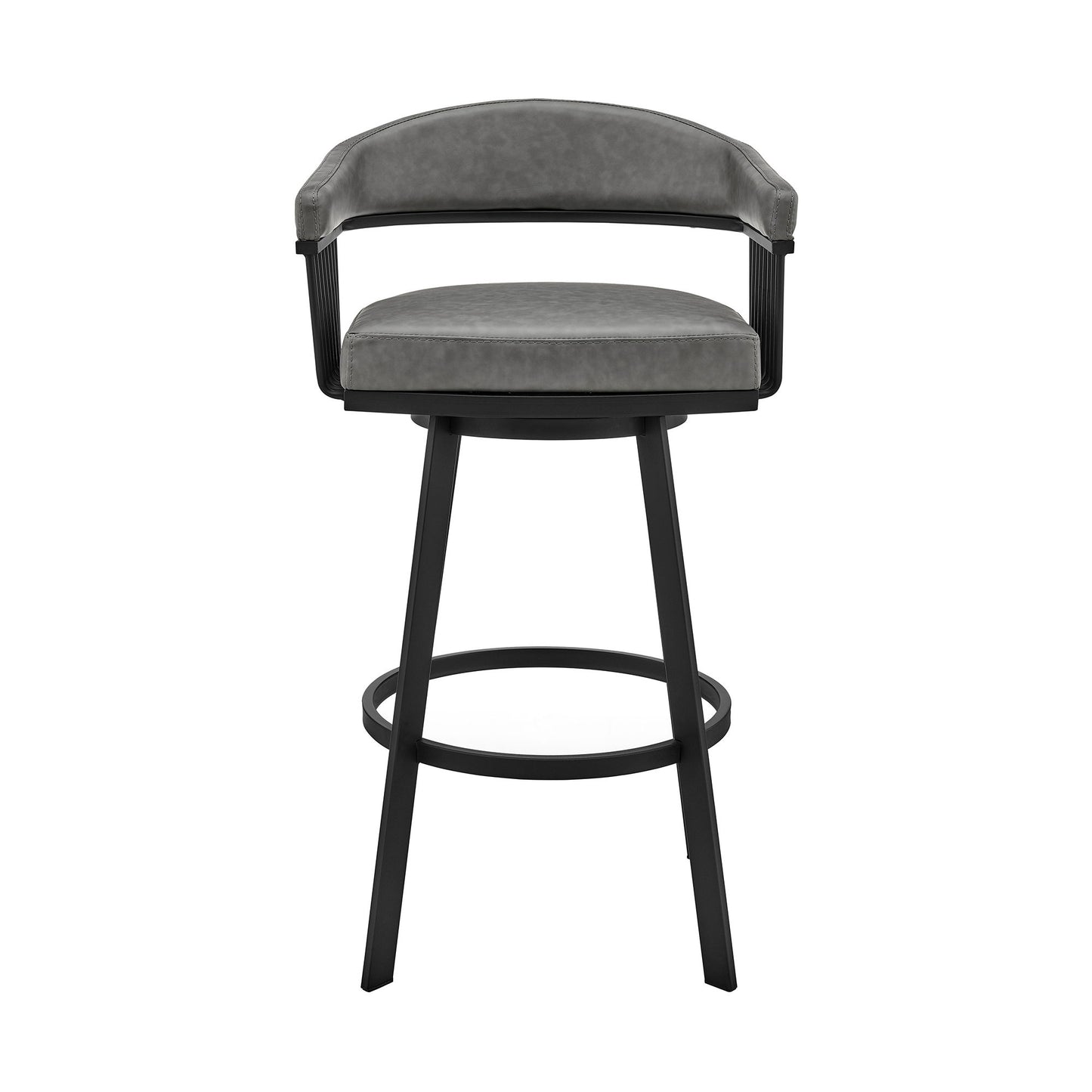 Bronson - Swivel Bar Stool - Black Finish