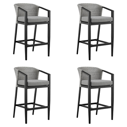 Palma - Outdoor Patio Counter Height Bar Stool Set