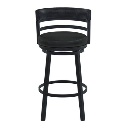 Titana - Swivel Barstool - Black Finish