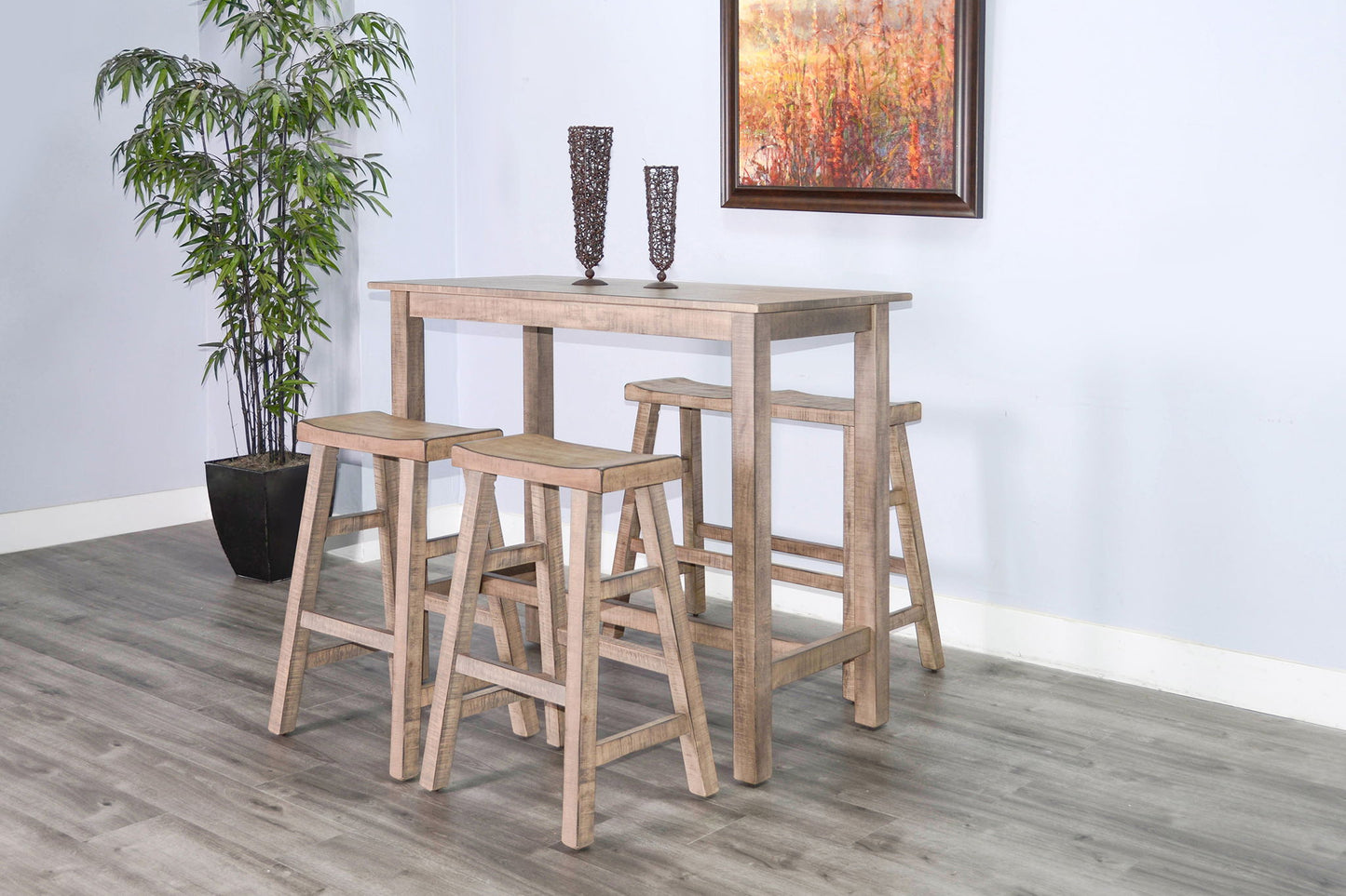 Marina - Bench With Wood Seat