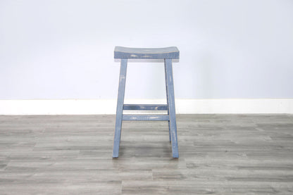 Marina - Stool With Wood Seat (Set of 2)