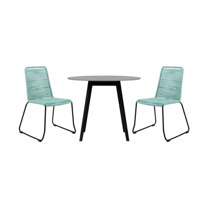 Kylie And Shasta - 3 Piece Outdoor Patio Dining Set
