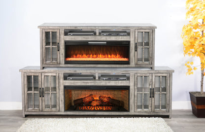 Alpine - 98" Media Console - Gray