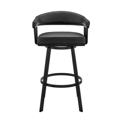 Bronson - Swivel Bar Stool - Black Finish