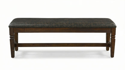 Homestead - Bench, Cushion Seat - Tobacco Leaf