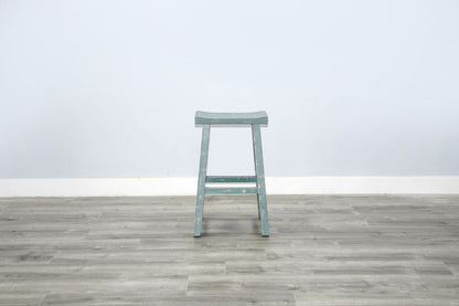 Marina - Stool With Wood Seat (Set of 2)